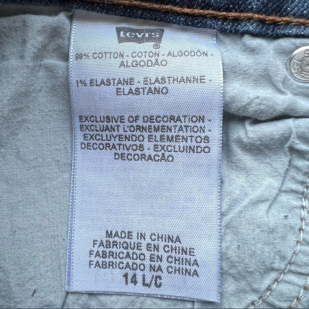 Levi's 515 Boot Cut Denim Jeans - Size 14 - Picture 5 of 9